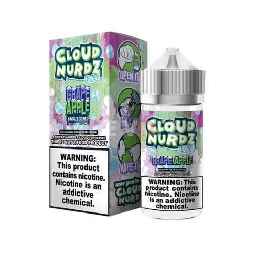 Tinh dầu Grape Strawberry Cloud Nurdz E-Liquid 100ml