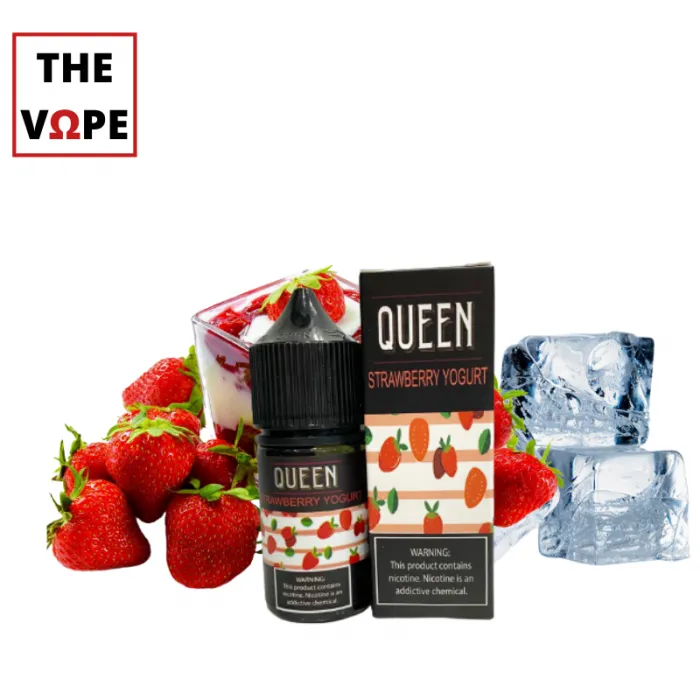Queen V2 Salt Strawberry Yogurt 30ml 35mg
